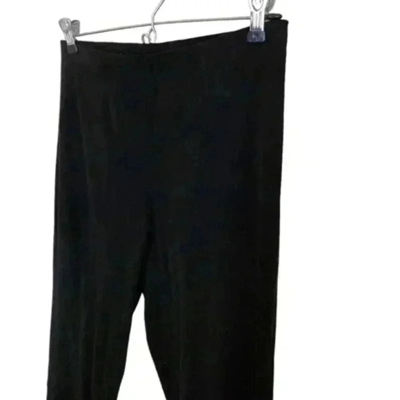 Raffaello Rossi Penny 6/8 Pants Black Faux Suede Pull-on Legging Women's 34 - Picture 6 of 12